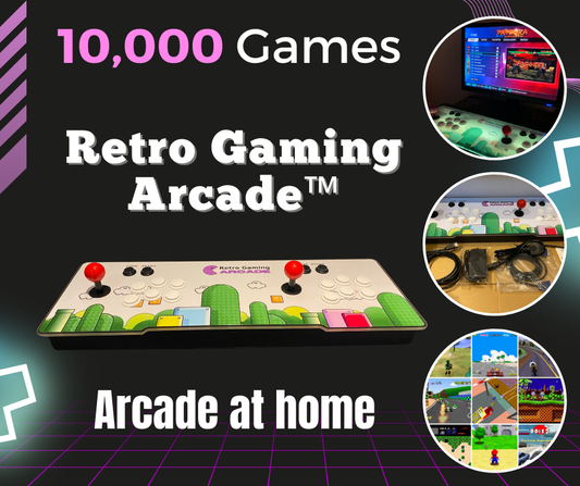 🚀 Step back in time with a Retro Gaming Arcade 🍭