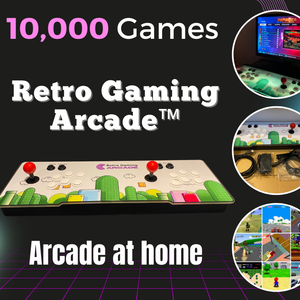 🚀 Step back in time with a Retro Gaming Arcade 🍭