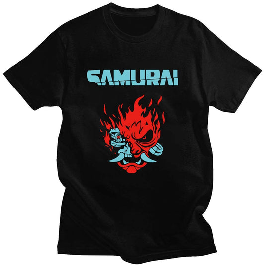 Gamers t-shirt - Samurai Retro Japanese Gaming 2077 freeshipping - Retro Gaming Arcade